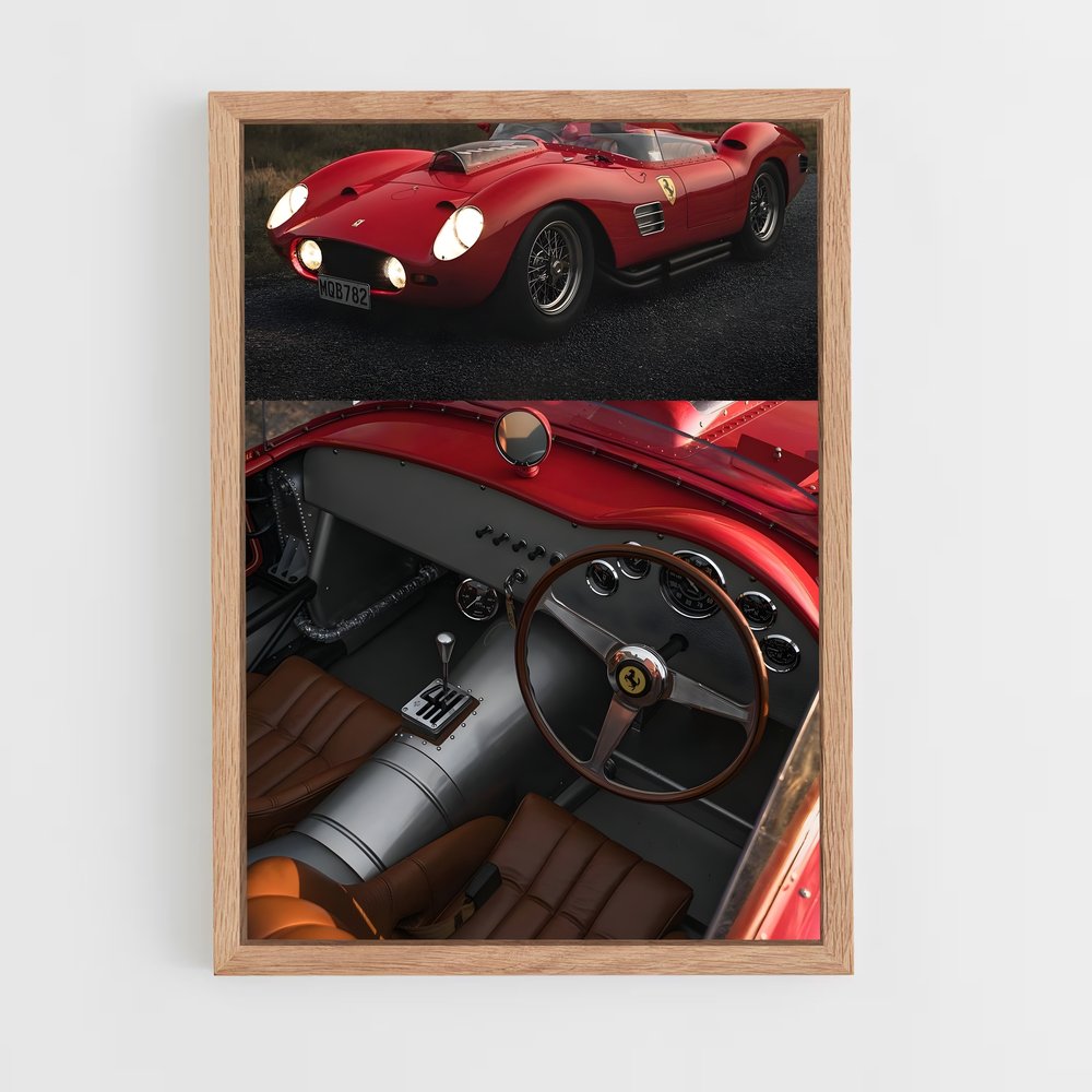 Poster Ferrari Rossa (vue 4)